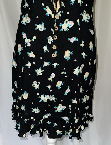 Free People ‘Like A Lady’ Citrus Floral Mini Dress Size M - Picture 11 of 14