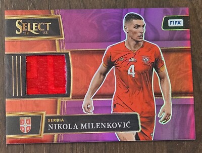 Select FIFA 2022/23 Select Memorabilia Nikola Milenkovic Serbia PURPLE 25/49