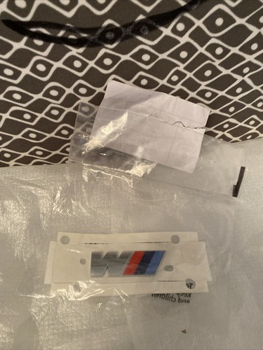 BMW Original M Sport Front Wing Badge Emblem OEM 51148070804