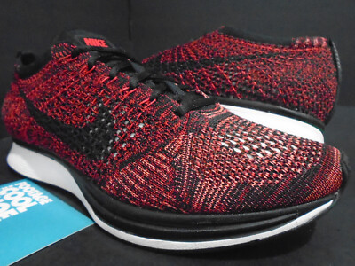 2017 NIKE FLYKNIT RACER TRAINER ONE FIRE ROOSTER RED