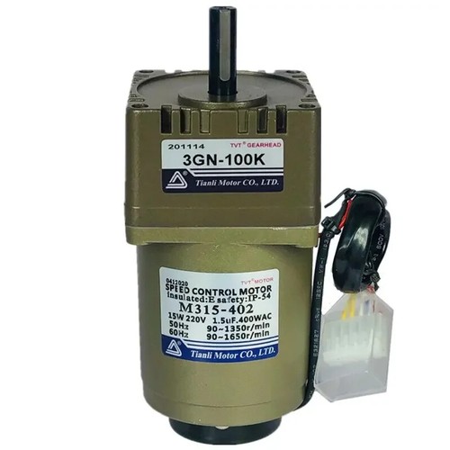 15W Motor TVT Motor M315-402 Speed regulating gear reduction motor gearbox - Picture 10 of 19