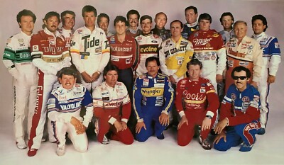 THE WINSTON 8X10 PHOTO AUTO RACING PICTURE 1987 NASCAR STOCK CAR WIDE BORDER