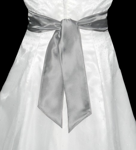 3""x58"" SATIN Kostüm Party Hochzeit Band SCHÜRZE Krawatte Gürtel Schleifeband Brautjungfer - Bild 21 von 35