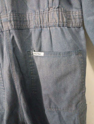 WALLS Master Made Blue Cotton/Polyester Coverall Unlined Vintage Streetwear - Picture 7 of 8