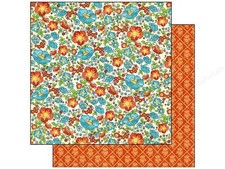 25p Graphic 45 Scrapbook Paper Mother Goose Collection Ring Around the Rosies