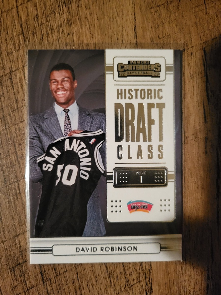 2022 23 Panini Contenders DAVID ROBINSON Historic Draft Class Insert 16 Spurs eBay