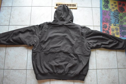 Loose Carhartt Full Swing Washed Duck Fleece Lined Jacket W/Hood OJ3371-M 4XL - Picture 5 of 8