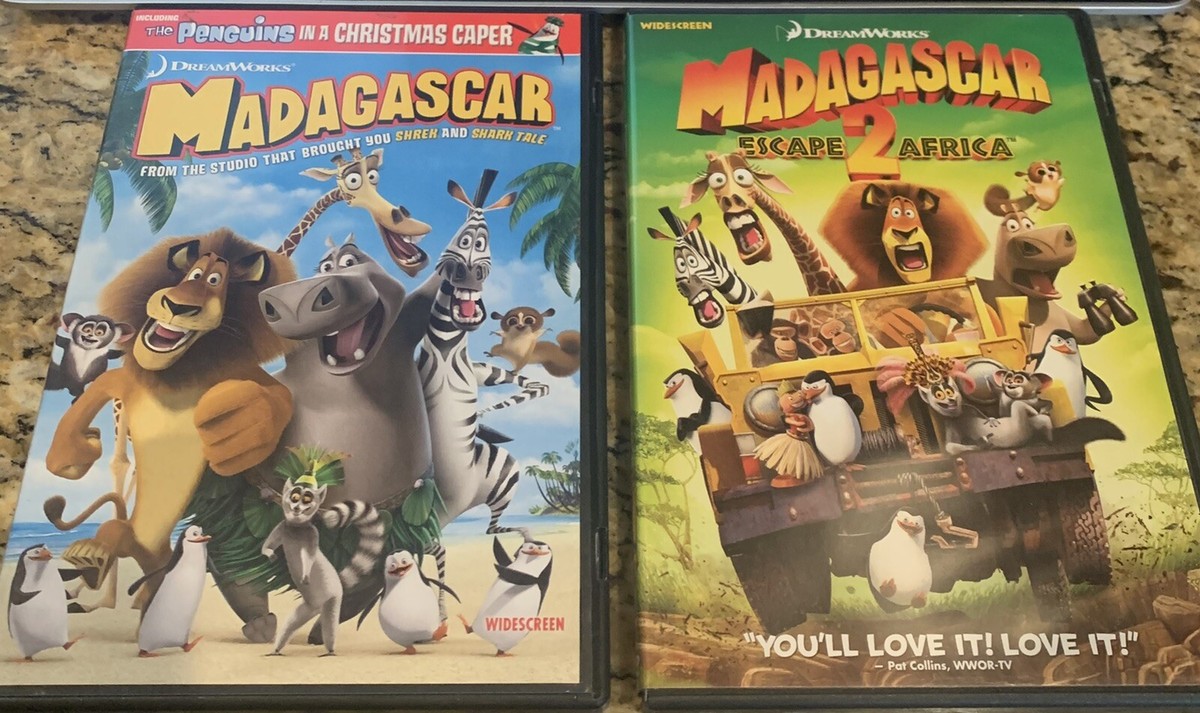 Madagascar / Madagascar 2: Escape 2 Africa (2 DVD Lot, 2005