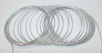 50 x Draht 1,50 mm x 200mm Aludraht Alu waschbar Aluminiumdraht Aluminium