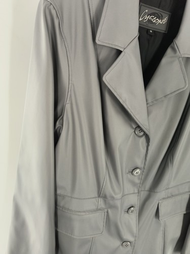 Cyclone Women's Jacket Gray Size M NWT Wipe Down Material 040 - Picture 3 of 5