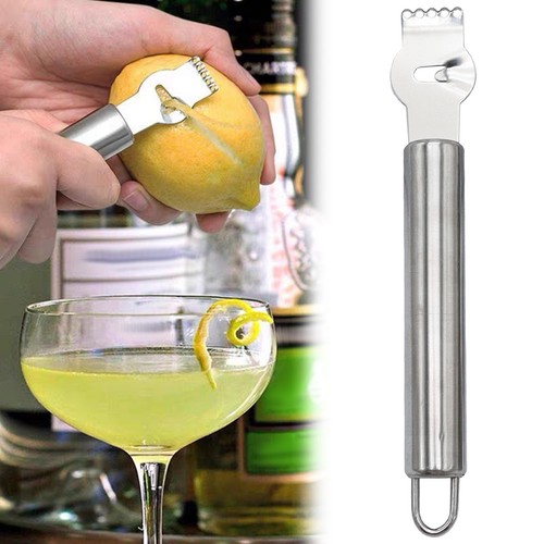 New Lemon Zester Channel Knife Citrus Grater Lime Orange Zest Chef Cooking Tool - Picture 5 of 12