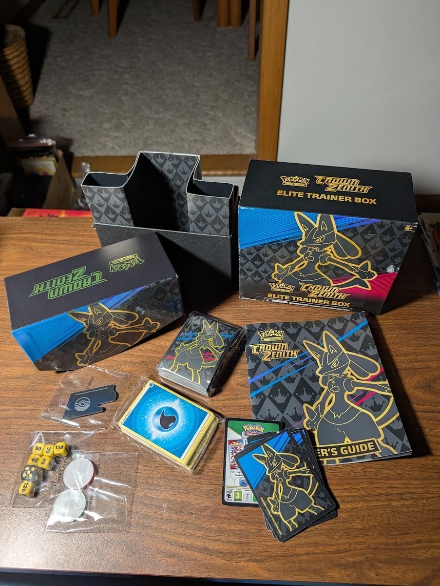 OPENED Pokemon Crown Zenith Elite Trainer Box (Read listing) | eBay
