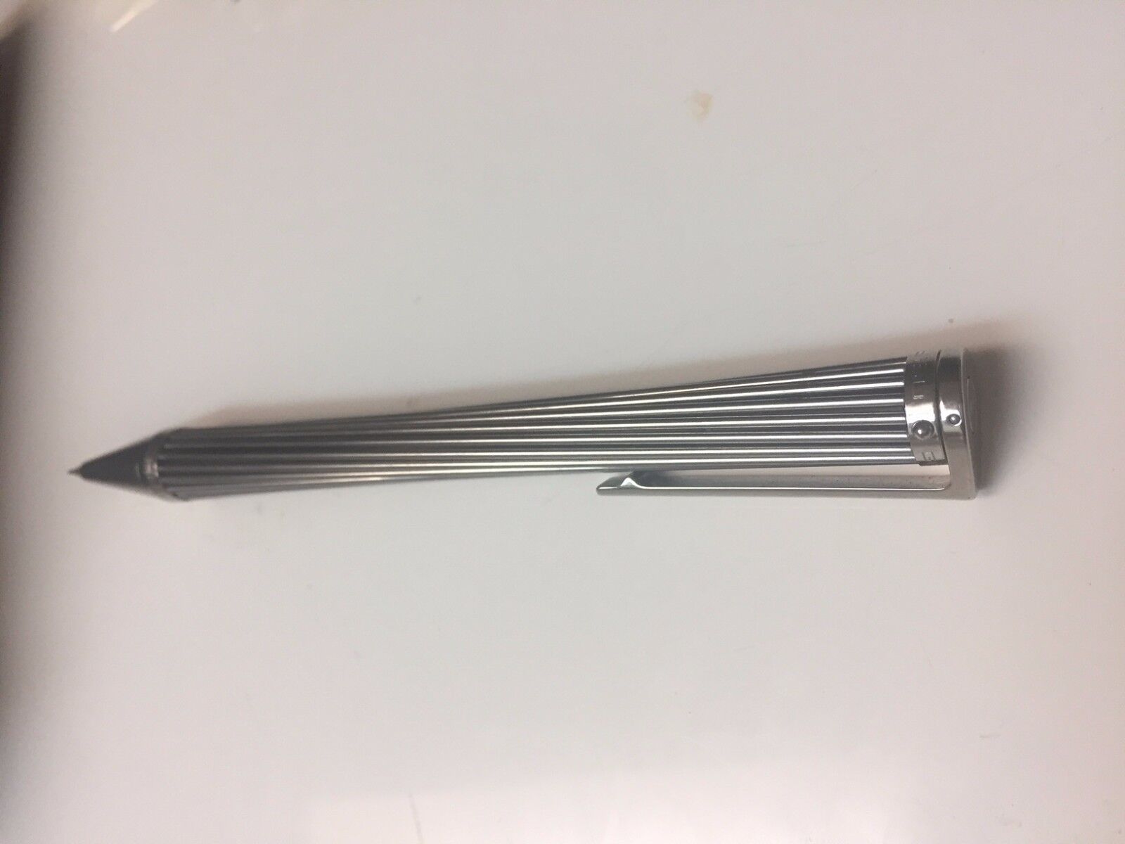 PORSCHE DESIGN P3130 MIKADO STAINLESS STEEL PROPELLING MECHANICAL PENCIL  GREAT !