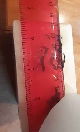 2 X Large White Candles One Square With Chinese Writing, One Round - Picture 4 of 5