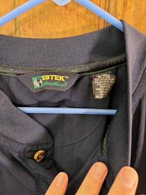 Vtg Eddie Bauer Men's Ebtek Nylon Pullover Windbreaker Golf