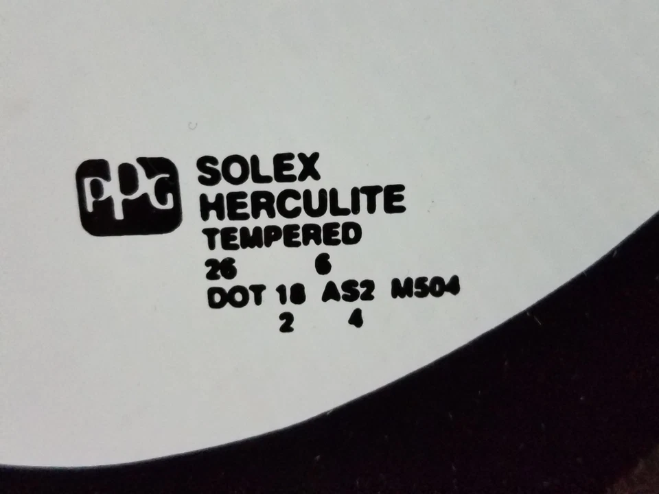 Olds Cutlass Ciera, Buick Century, Pontiac 6000 Rear Back Glass, OEM, Brand New Foto 2 de 3