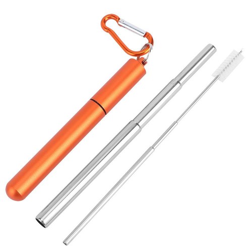 Retractable Straw Retractable Straw Portable Straw Camping for Picnic - Picture 3 of 7