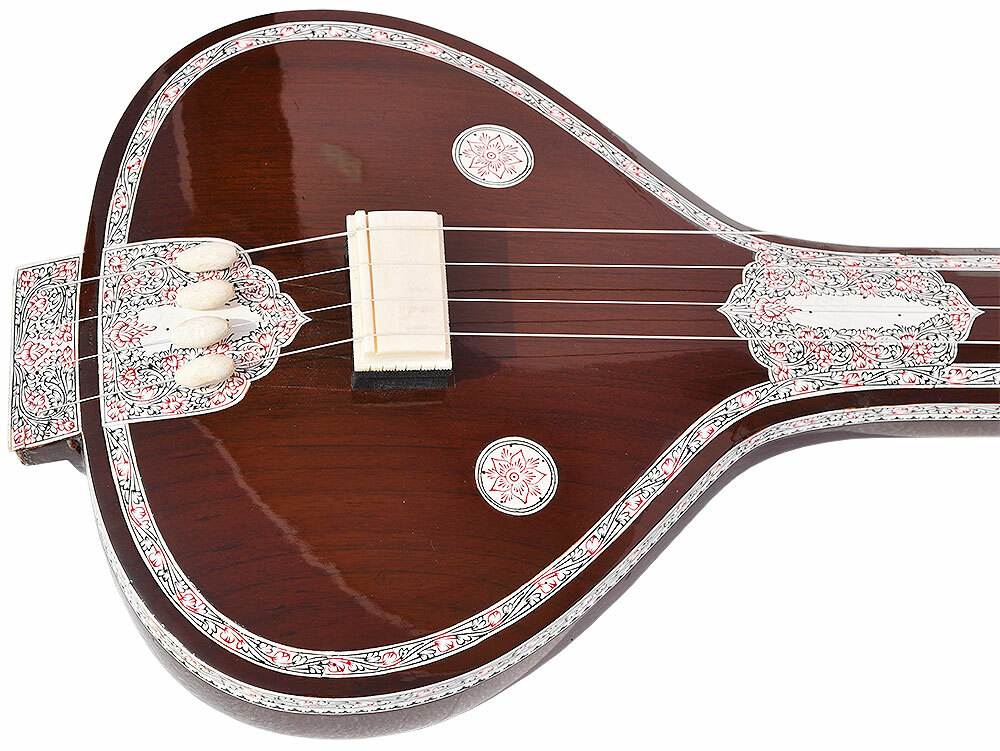 TANPURA FLAT~4 STRING~DESIGNER~TANPURI~TAMBORA~TAMBURA~DRONE~BHAJAN~KIRTAN~YOGA Nieuw, beperkte verkoop