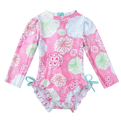 Baby Two-pieces Girl Tankini Halter Swimsuit Bikini Bathing Suit Swimwear - Picture 83 of 131