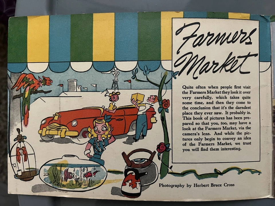 Los Angeles Souvenir: First Farmers Market Pamphlet - Image 2 of 4