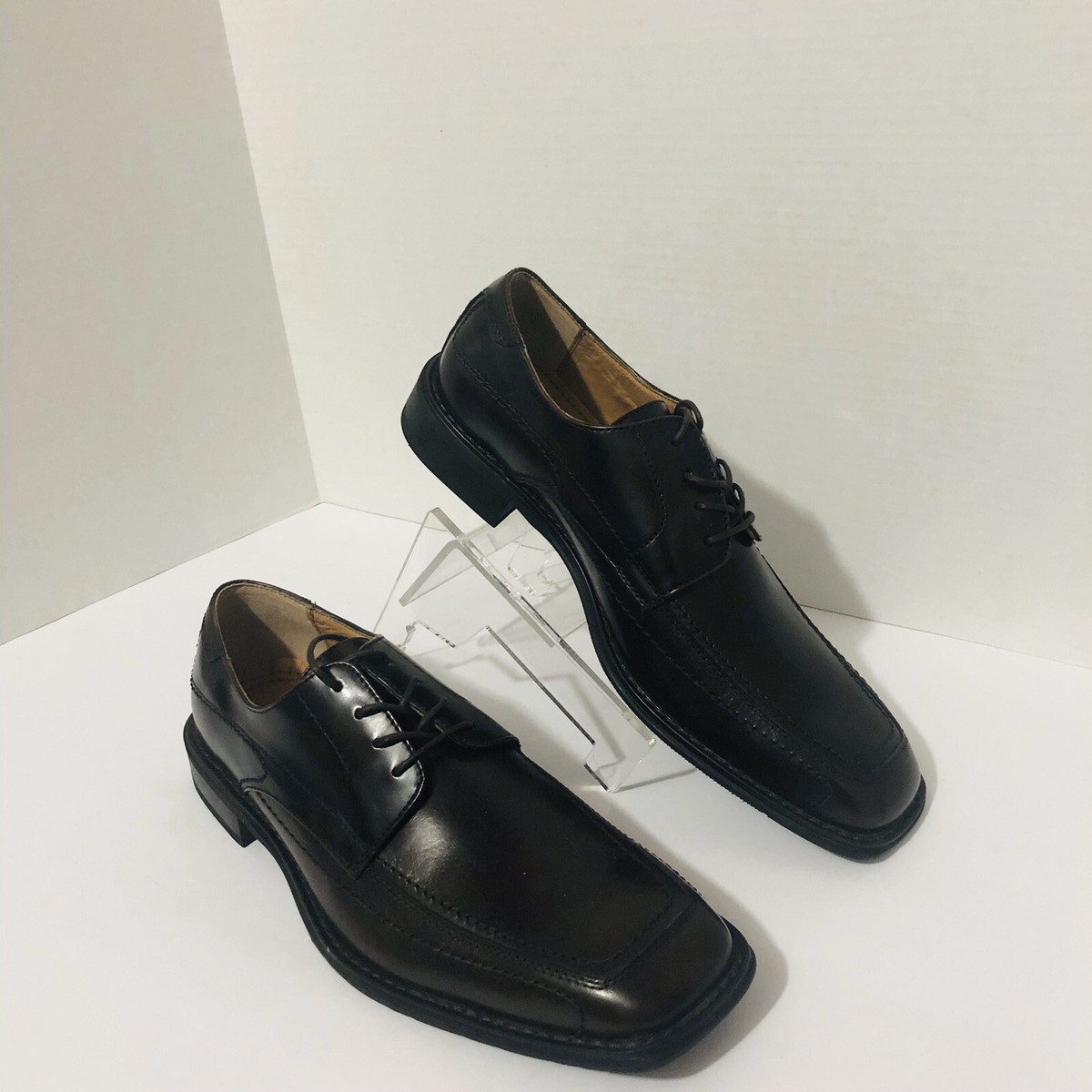 Giorgio Brutini Brown Leather Lace Up Oxfords Shoes Mens  display picture 1