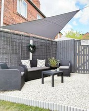 Sun Screen Shade Sail Garden Patio Party Awning Canopy Anthracite 