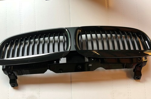 Front Kidney Grille Glossy Black For BMW E65, 7 Series"2002-2005", 745i, 745Li - Picture 4 of 4