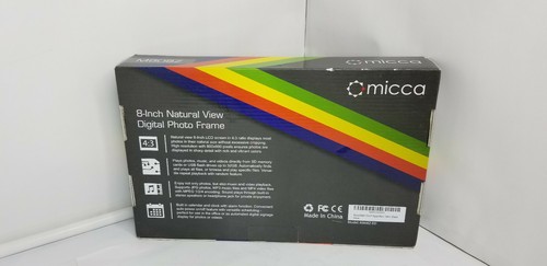 Micca M808z 8-Inch High Resolution 800x600 Pixels Digital Photo Frame ~ Open Box - Picture 8 of 8