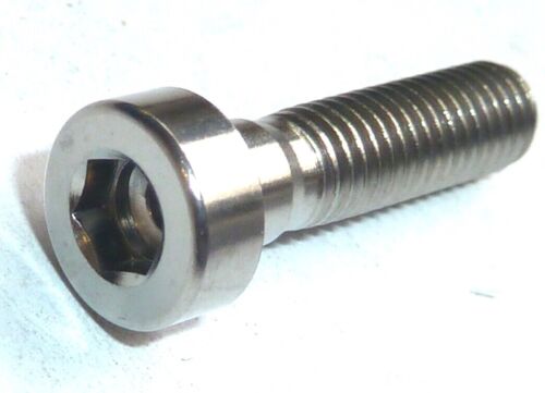 M5X20 5mm M5 X 20 Basso Superficiale Testa Presa Tappo Titanio Ti GR5 Gara Spec - Picture 13 of 20