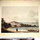 Antique L. Mayer Ancient Egypt 19" Color Print Alexandria Baths of Cleopatra E9