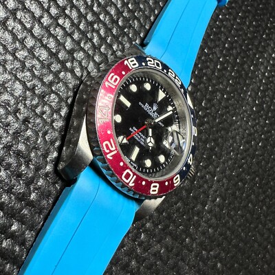Rolex Gmt Master Ii Everest Watch Straps 20mm LIGHT BLUE