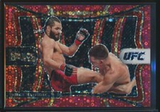 2021 Panini Select UFC Jorge Masvidal Premier Level Red Disco /199 #142