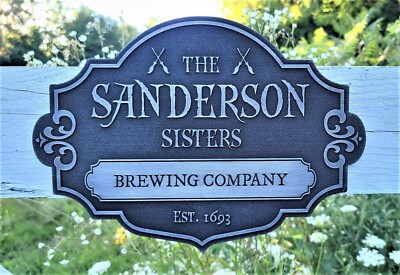 Sanderson Sisters plaque hocus pocus brewing company bed and breakfast