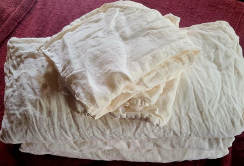 Brooklinen Set di lenzuola in lino lavato COMPLETO | CREMA (vendita al dettaglio $299) #32