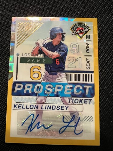 2024 Panini Prospect Edition Kellon Lindsey Auto 1/3🔥🔥