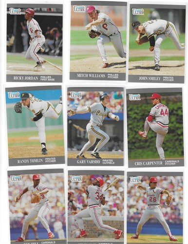1991 Fleer Ultra Update U-CHOOSE Evans Melvin Mussina Gaetti Parker Whiten Davis - Picture 103 of 121