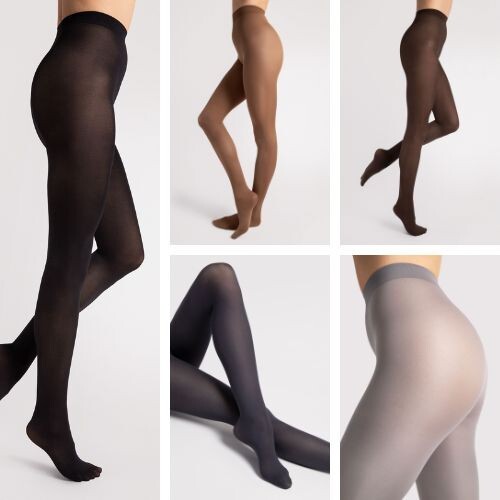 Fiore Paula 40 DEN Strumpfhose Mehrfarbig S-XXL Feinstrumpfhose Damen Nylons - Bild 1 von 28