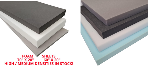 FOAM CUT TO SIZE UPHOLSTERY OUTDOOR FURNITURE CAMPER VAN BENCH SEAT CUSHION SOFA - Picture 14 of 14