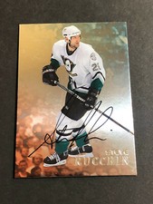 Steve Rucchin Ducks signed 1998-99 ITG BAP Card #151 Auto Autograph
