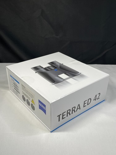 Binoculares ergonómicos compactos de enfoque rápido ZEISS Terra ED grises 10x42 - Imagen 2 de 12