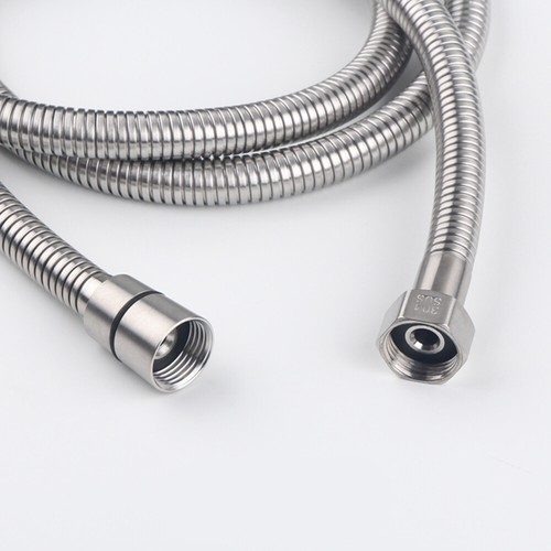 Manguera de ducha de acero inoxidable para cabezal de ducha, bidé - dorado, cromo, níquel cepillado - Imagen 17 de 25