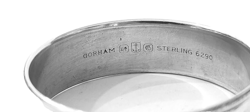 Antique Gorham Sterling Napkin "George" Monogram / Name - Picture 3 of 3