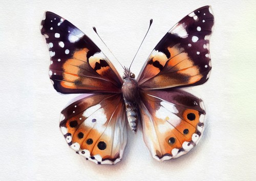 Enchanting Butterfly Collection 5"x7" Print on Matte Paper | Colorful Nature Pai - Picture 7 of 9