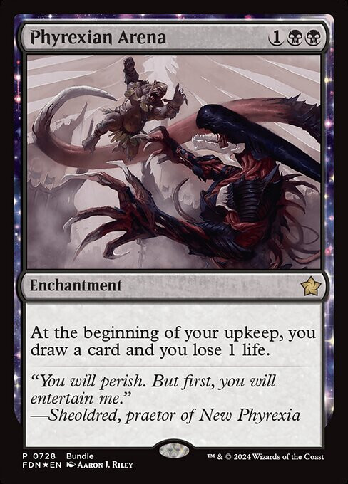 ファイレクシアの闘技場/Phyrexian Arena APC日本語foil FOIL)ファイレクシアの闘技場/Phyrexian Arena《英語》【CC2】
