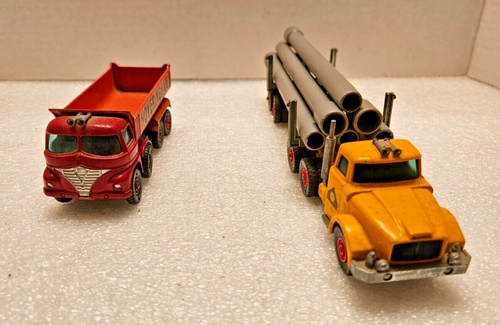Matchbox Super King No. K-1 Tipper and No. K-10 Pipe Truck - Picture 3 of 7