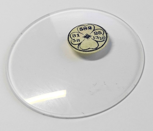 Glas Armbanduhr Taschenuhr Anhänger Diametre 58.2 MM - 第 1/1 張圖片