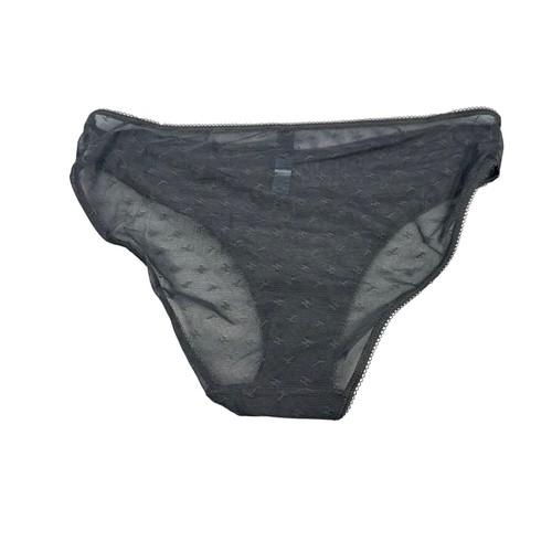 Tommy Hilfiger Womens Size Medium Panty Bikini Sheer Black New Without Tags - Picture 2 of 8