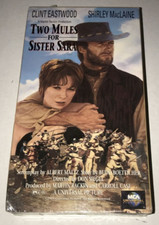 Two Mules for Sister Sara VHS Clint Eastwood Sealed Movie Video 1992 Film