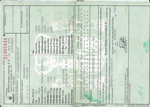 8200334419 centralita motor uce para RENAULT SCENIC II AUTHENTIQUE 2003 296354 - Imagen 4 de 20