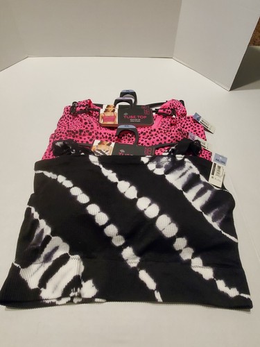 BRAND NEW JUNIORS SIZE NO BOUNDARIES SEAMLESS RIB TUBE TOP WITH STRAPS - Picture 1 of 4